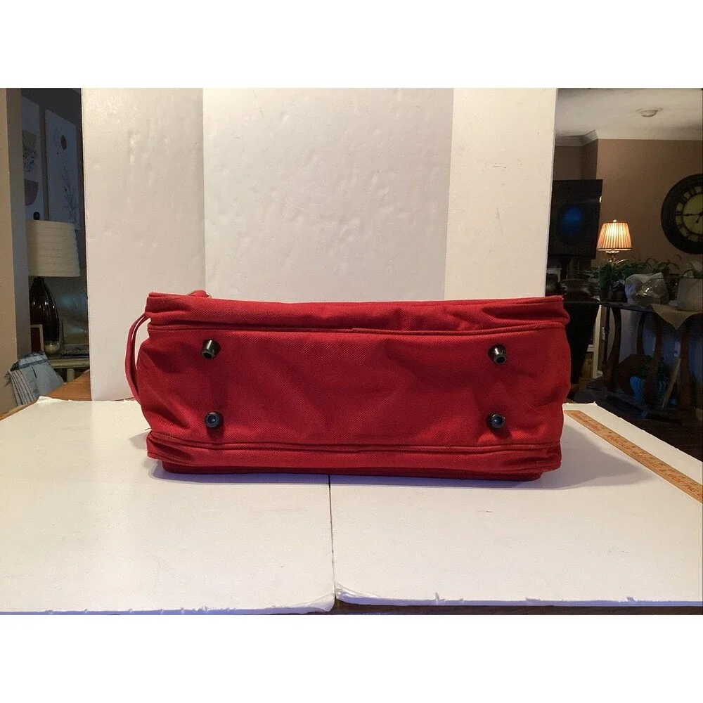 ricardo beverly hills luggage tiburon carry on w/feet red 20”x14”x8” style 6320